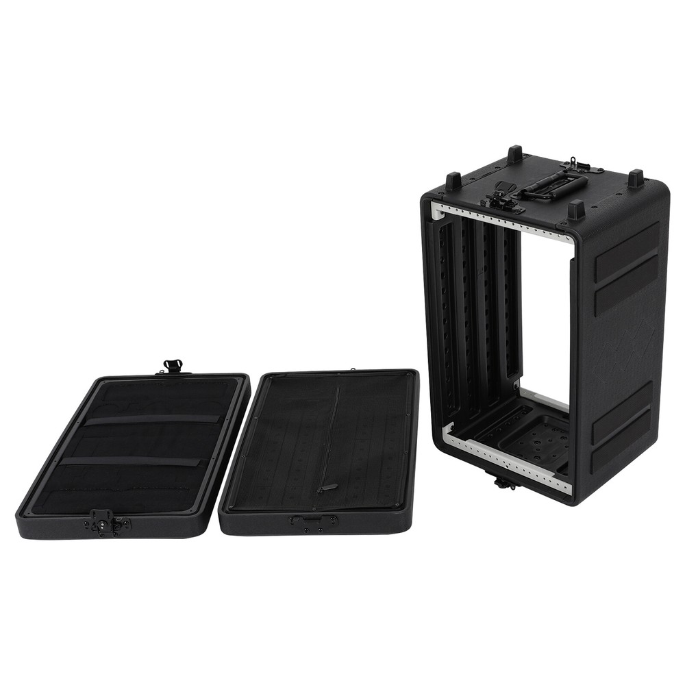 Rack Case 6U Rack Case Dust-Proof 6U Rack Case w/ Microphone Storage Compartment