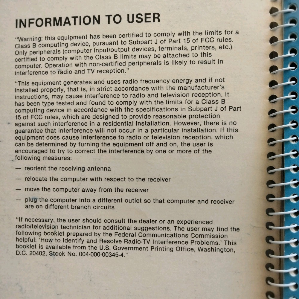 Personal Computing on the VIC-20 A Friendly Computer Guide, 1984 Commodore
