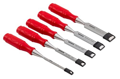 Bahco 9883 Chisel Set with Polypropylene Handle - 5 Pieces