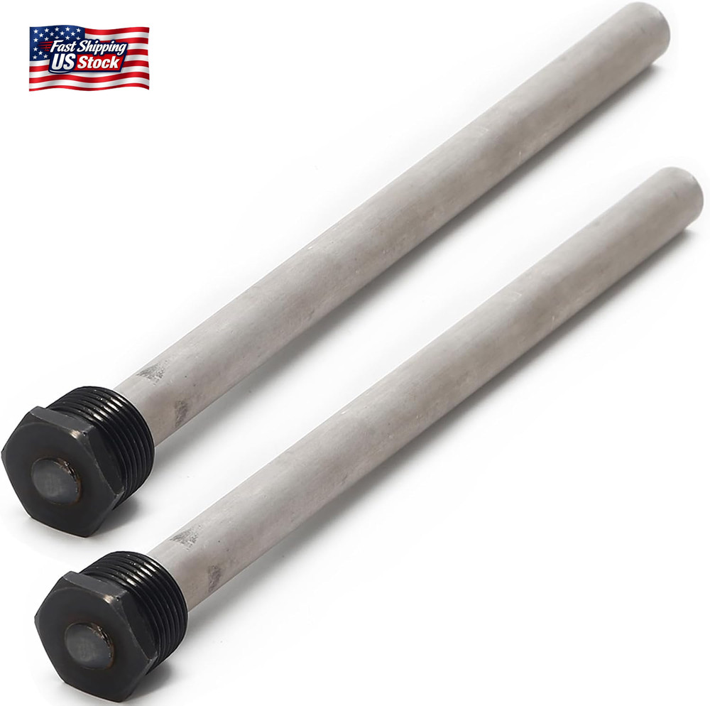 2 Pack RV Water Heater Anode Rods, Anode Rod for RV Hot Water Heaters,Replacemen