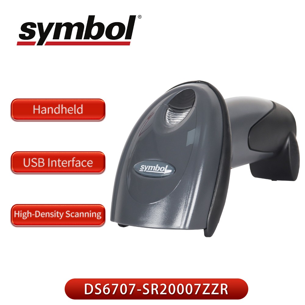 5x Symbol Zebra DS6707-SR Handheld 1D 2D USB Barcode Scanner QR Code Reader US