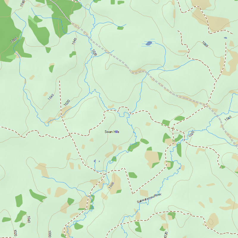 TrakMaps TOPO Alberta - Garmin GPS Map