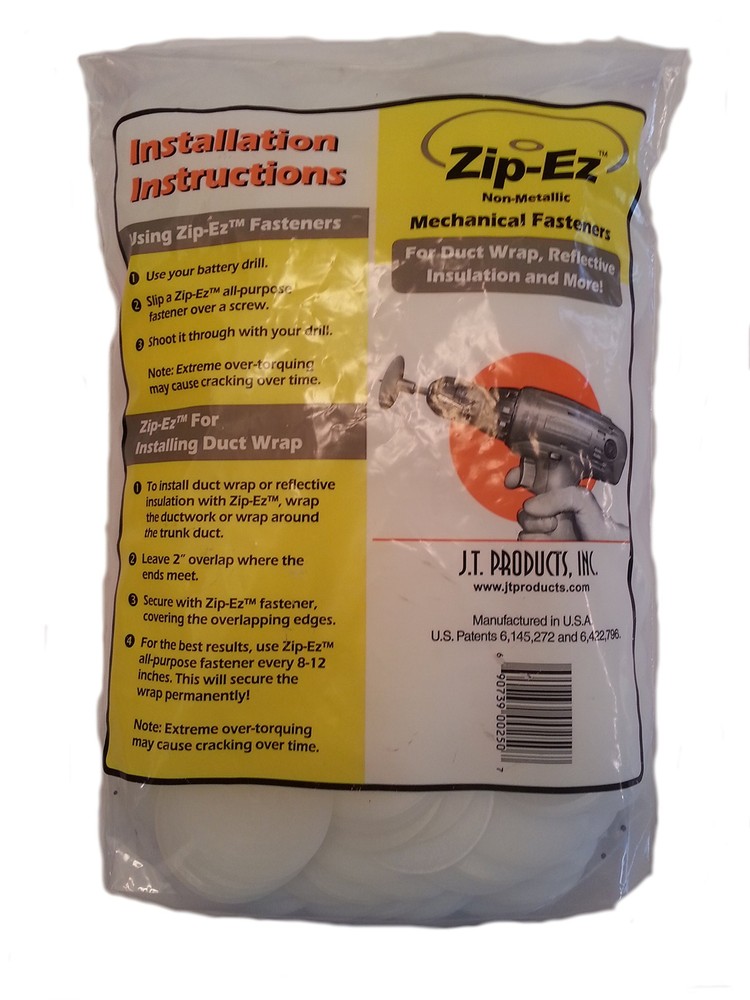 Zip-Ez All-Purpose Insulation Fasteners