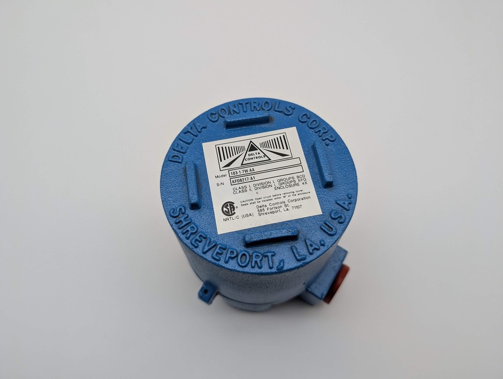 Delta Controls 103-1-7W-AA Probe Level Switch 10A SPDT 120VAC Explosion Proof