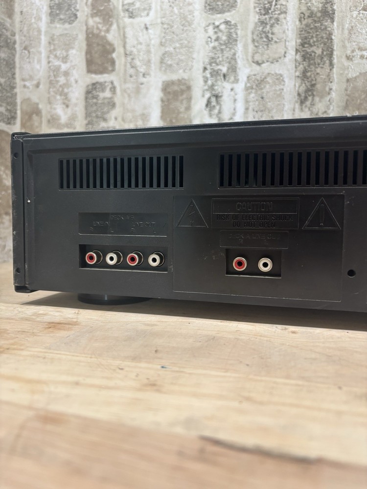 Denon DN-770R Stereo Double Cassette Tape Deck⭐️Precision Component⭐️Tested Read