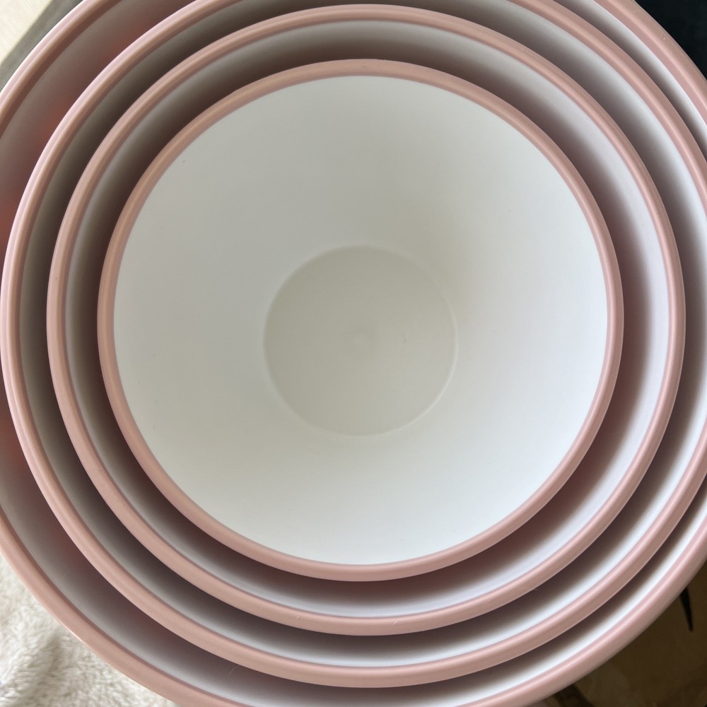 Mixing Bowls with Lids Nesting 4 Piece Plastic Set