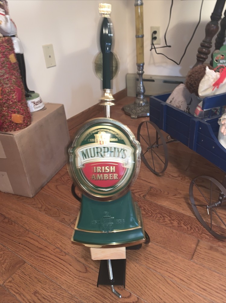 Murphy’s Irish Amber draft tower with beer line and handle