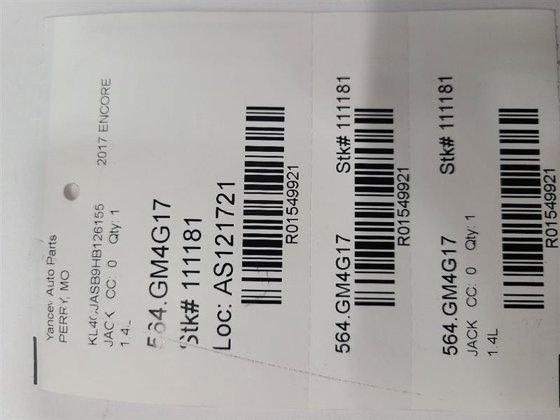 Floor Jack fits 2017 Buick Encore Grade A