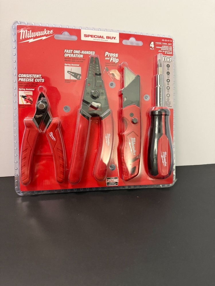 Milwaukee Electrician's Hand Tool Kit (4-Piece)