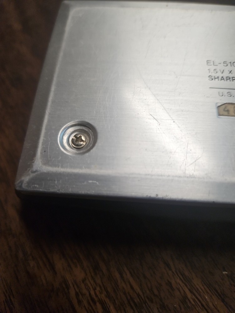 Vintage SHARP EL-5100S Scientific Calculator Tested Small Display Problem