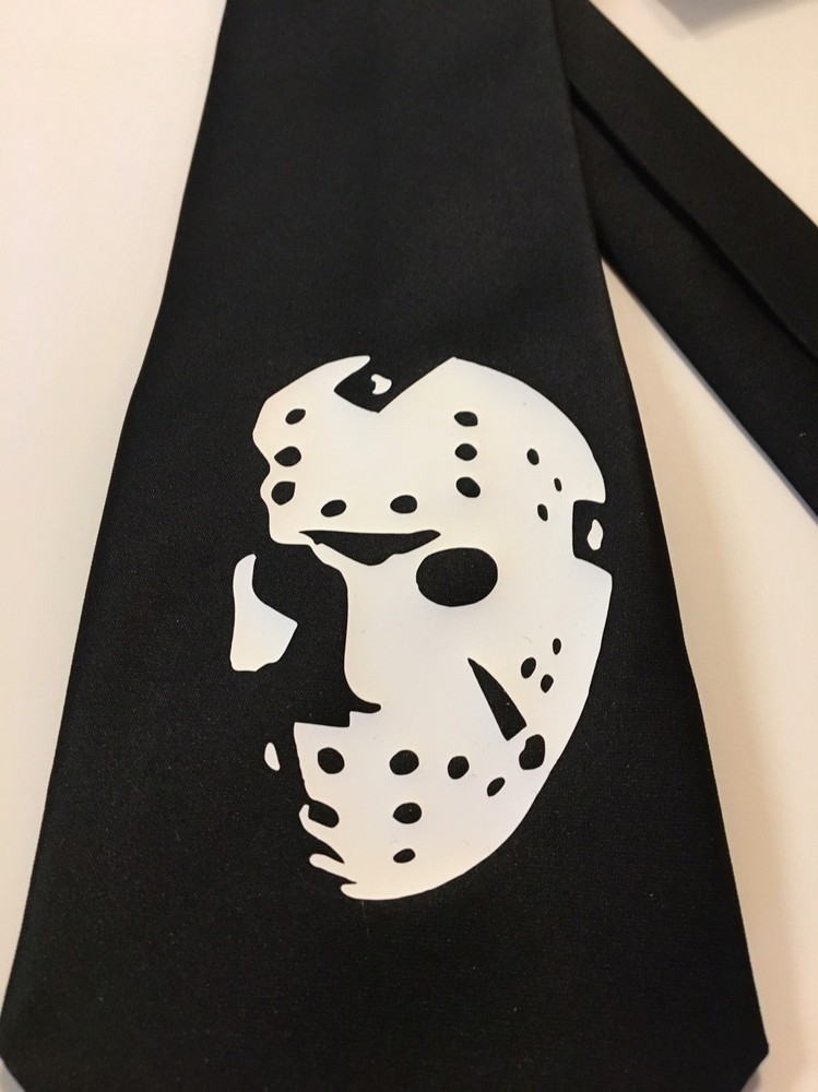 Friday Scary Mask Neckties