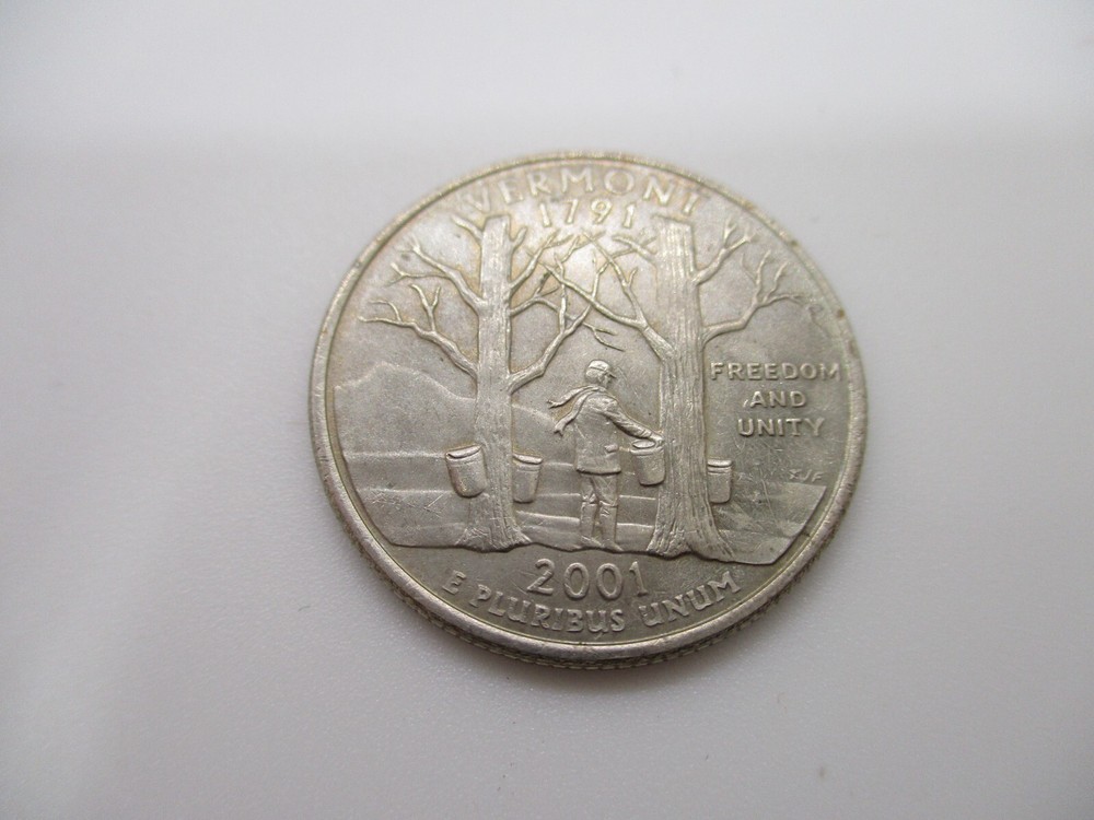 2001 Vermont State Quarter Coin