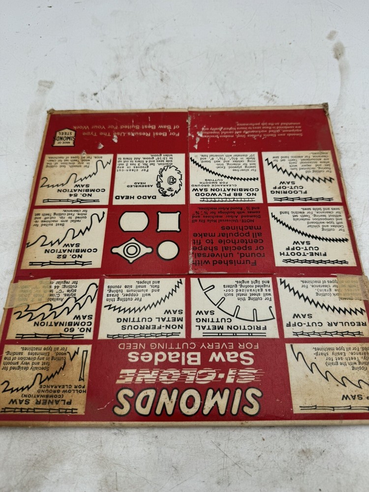 SIMONDS SAW BLADE 10"
