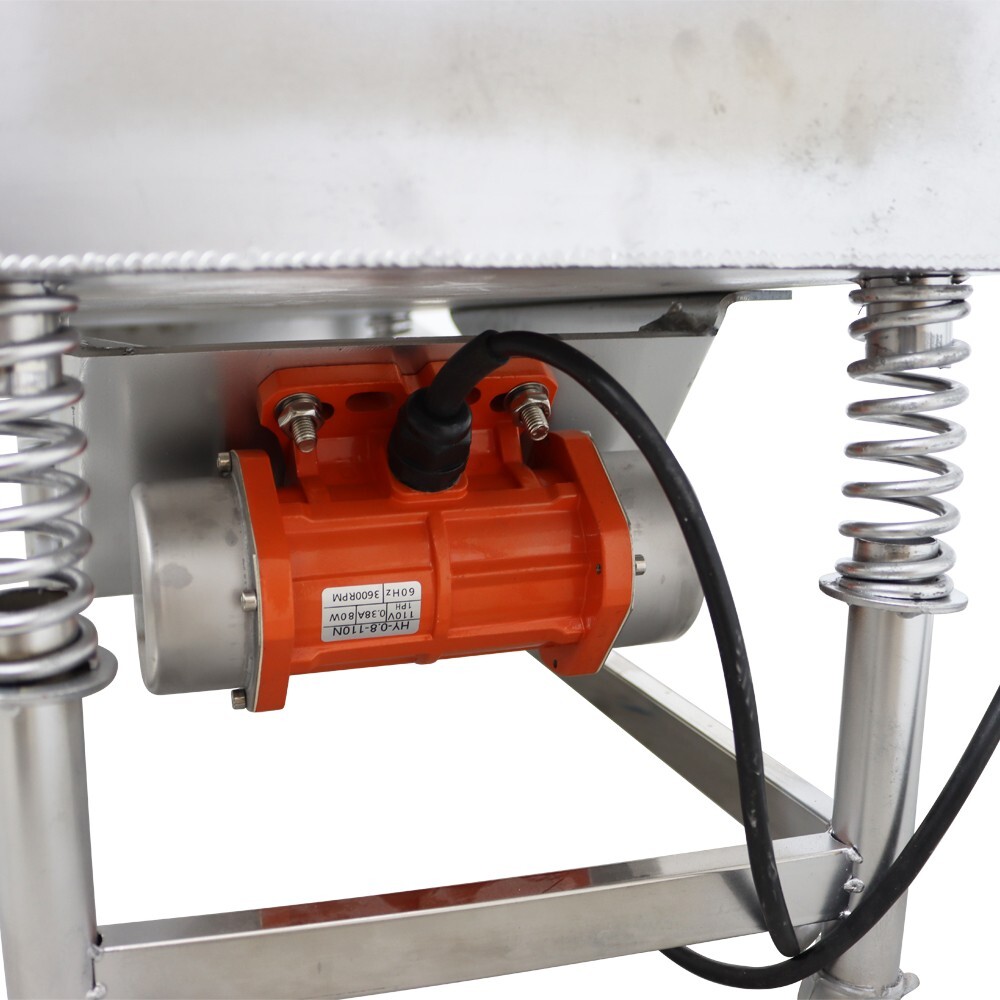 One Layer Small Stainless Steel Linear Vibrating Screen 12mm Sieve Deck Shaker
