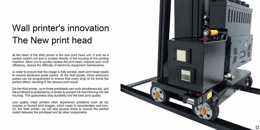 WALLMASTER® PRO+ UV Wall Printer | 3D Wanddrucker Wallpen