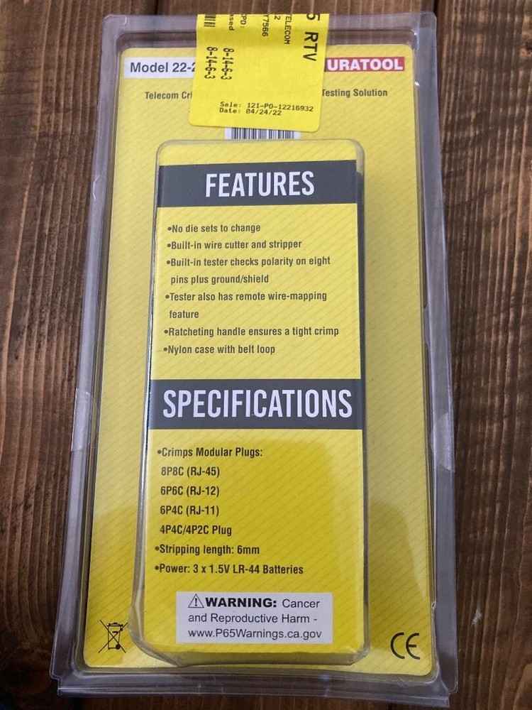 Telecom Crimper and cable testing solution