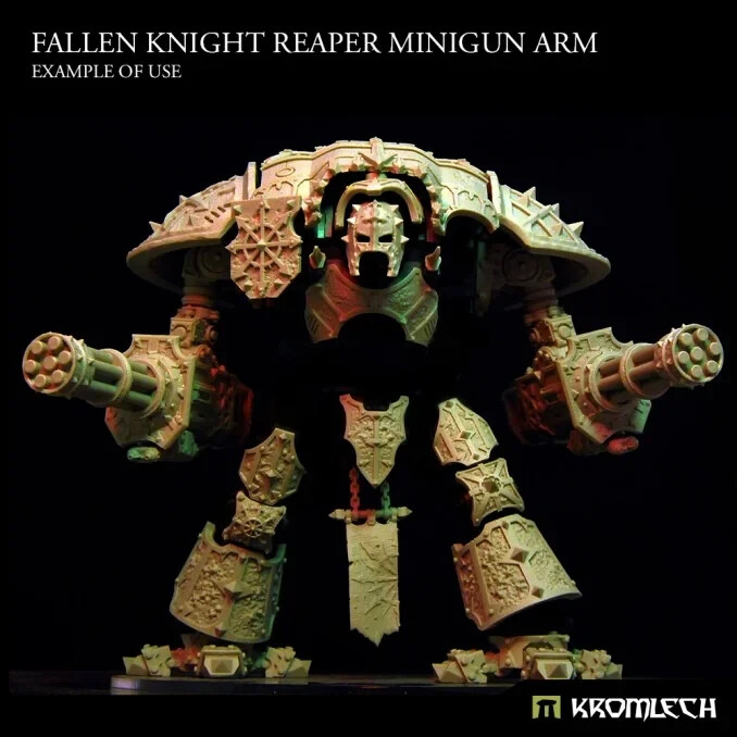 KROMLECH FALLEN KNIGHT REAPER MINIGUN ARM