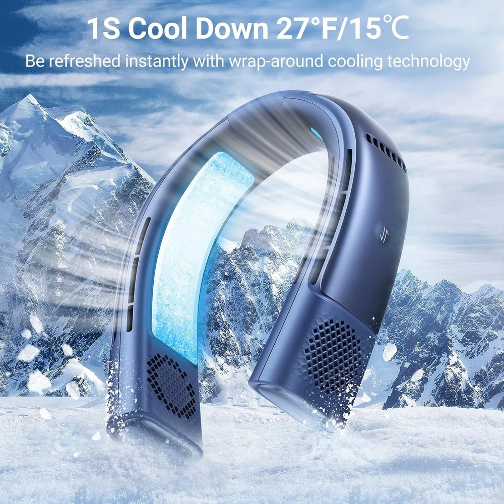 Torras COOLiFY2 Neck Air Conditioner Fan, 3 Mode, LED Design, 5000mAh