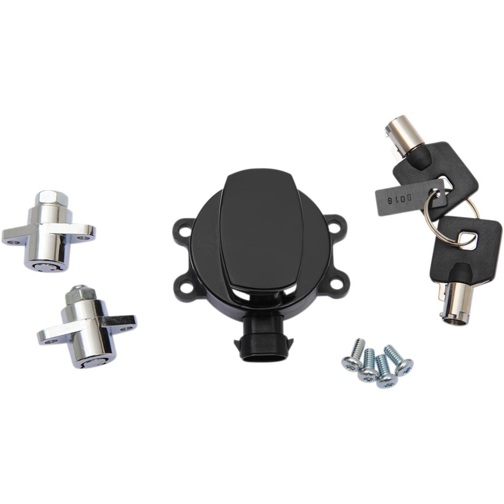 DRAG SPECIALTIES 2106-0412 Side Hinge Ignition Switch with saddlebag lock -