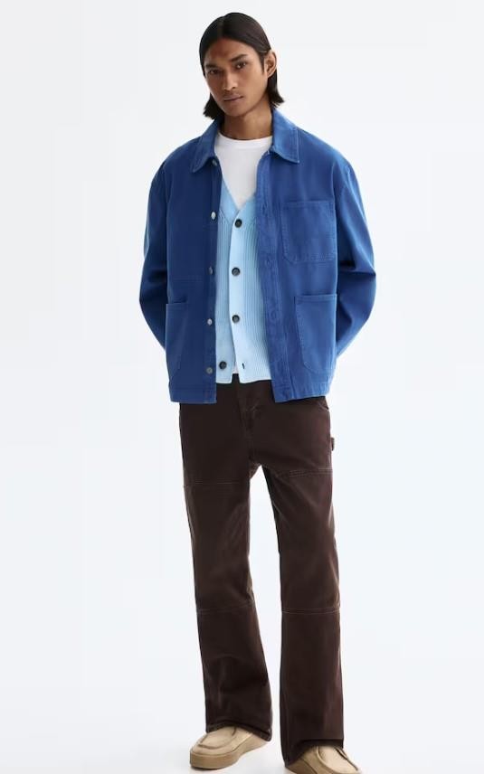 NEW H&M Canvas overshirt
