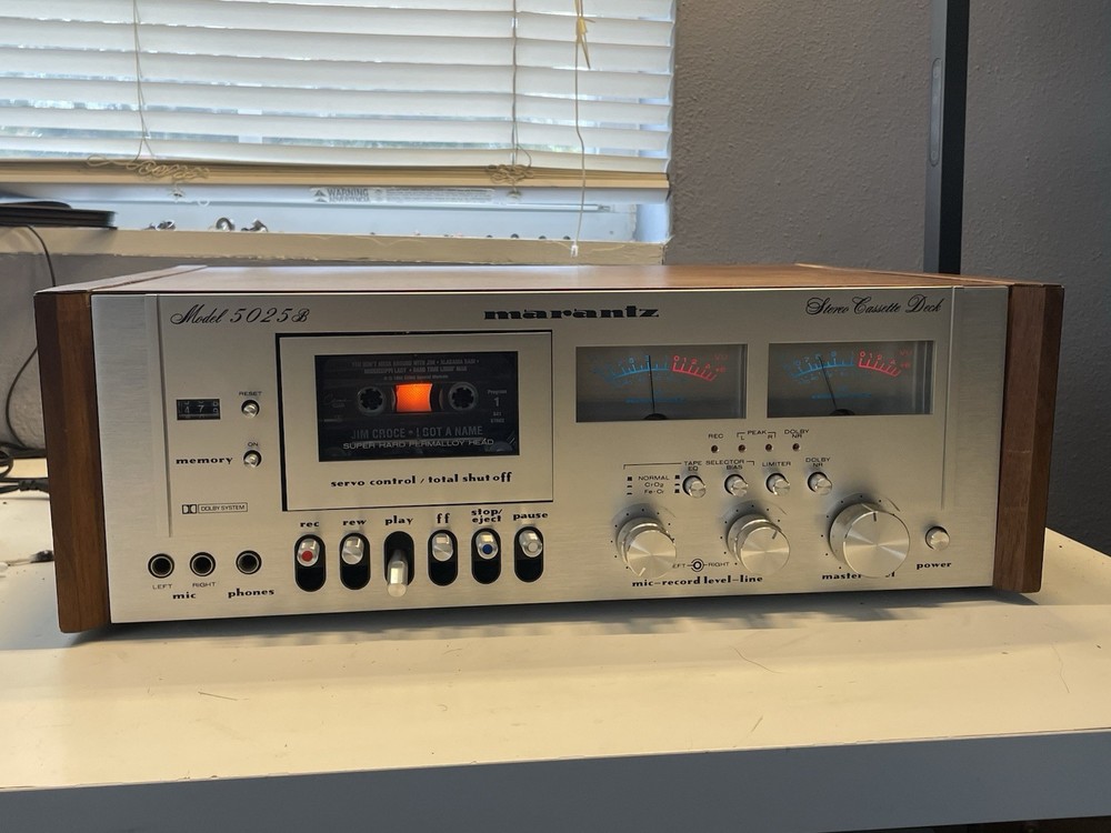 MARANTZ 5025B  CASSETTE DECK (SERVICED)