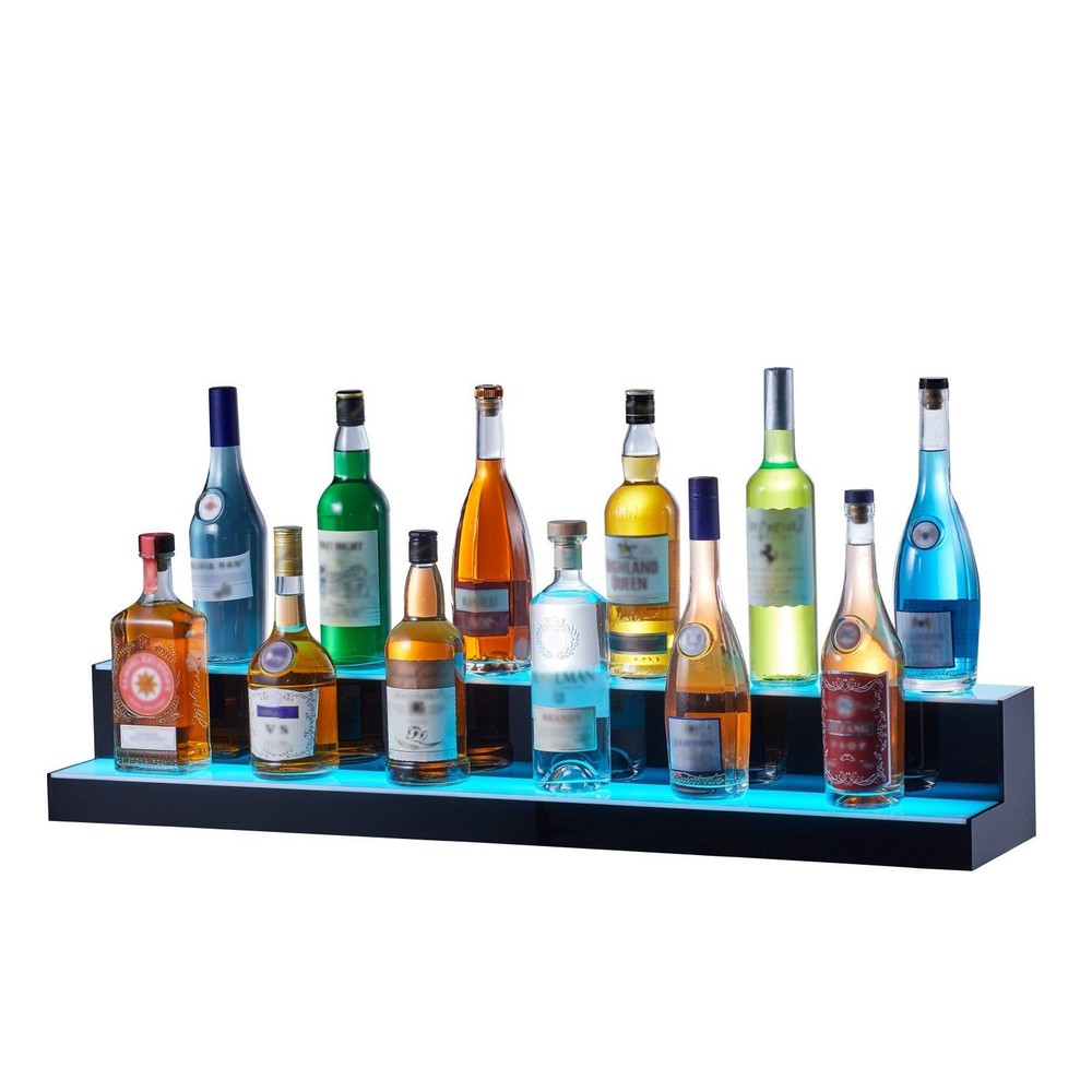 LED Illuminated 40in 2-Step Bar Display 7 Static Colors Speed Adjustment