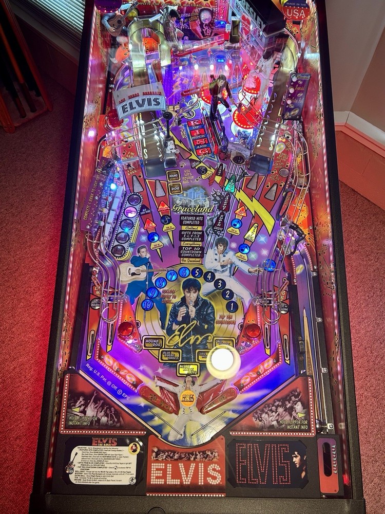 Elvis Pinball Machine by Stern