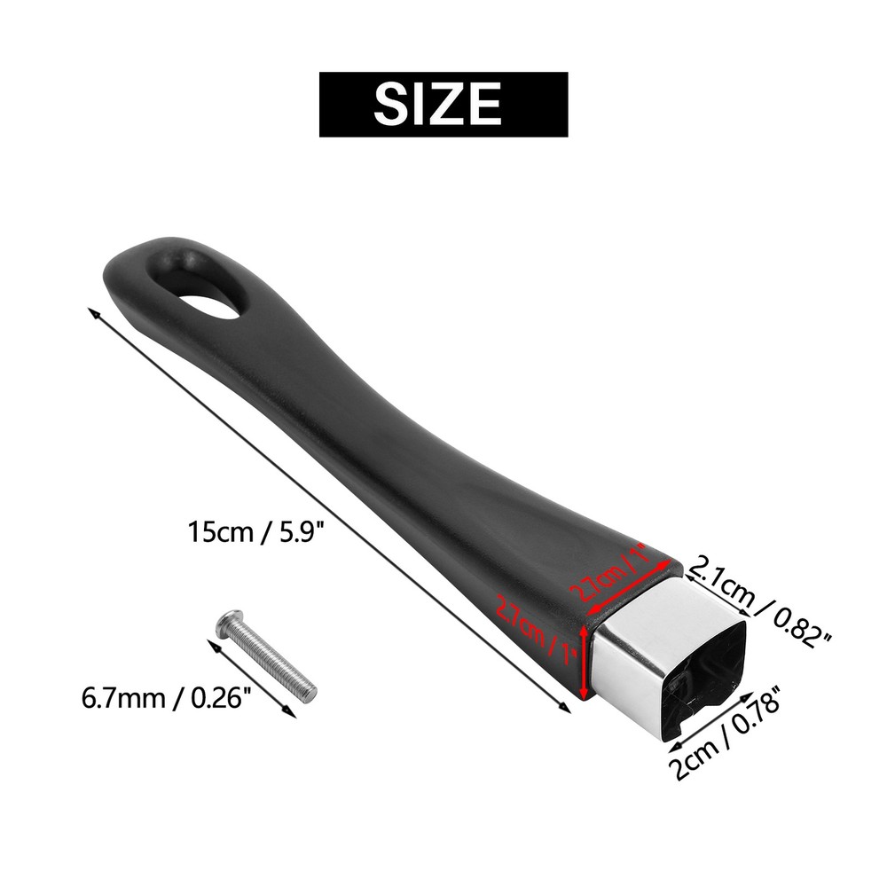 Black Replacement Bakelite Handle for Pan Pot Cookware L6M22022