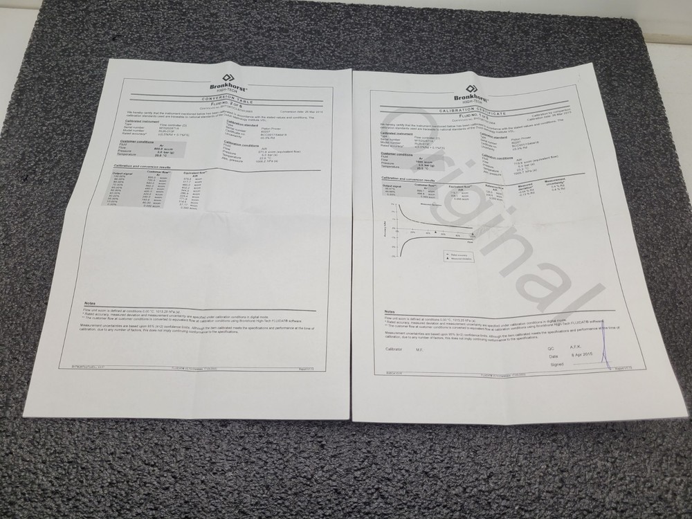 Bronkhorst High-Tech RuR-013f EZ-FLOW Select Mass Flow Meter/Controller [A]