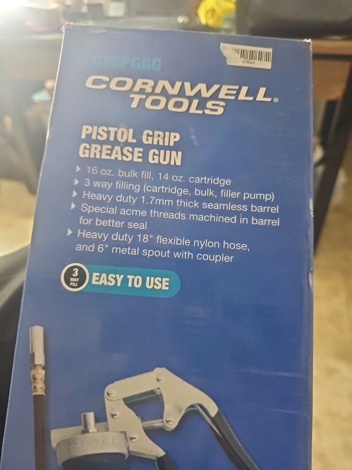 pistol grip grease gun cornwell Tools