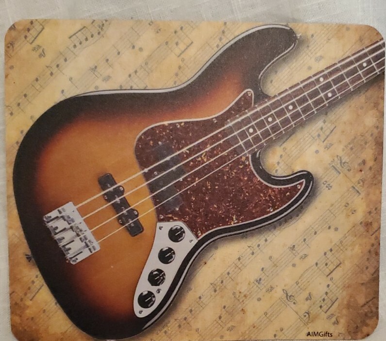 BASS GUITAR MOUSE PAD
