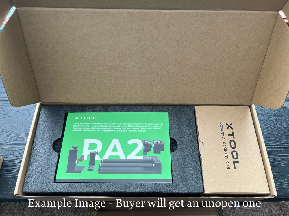 xTool RA2 Pro Rotary Attachment for xTool D1 Pro - Unopened