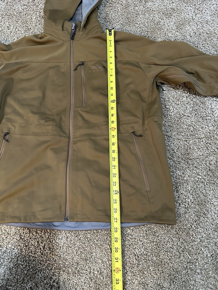 Sitka Mens M Jetstream Jacket Windstopper Jacket - Mud - 600037