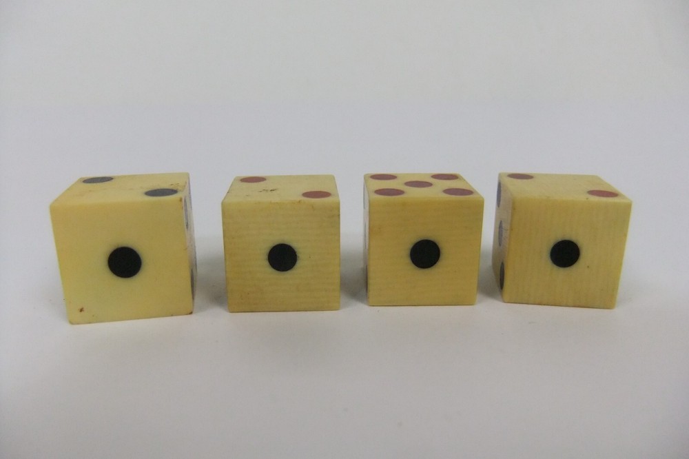 Grained Celluloid Cheaters Illegal Casino Dice