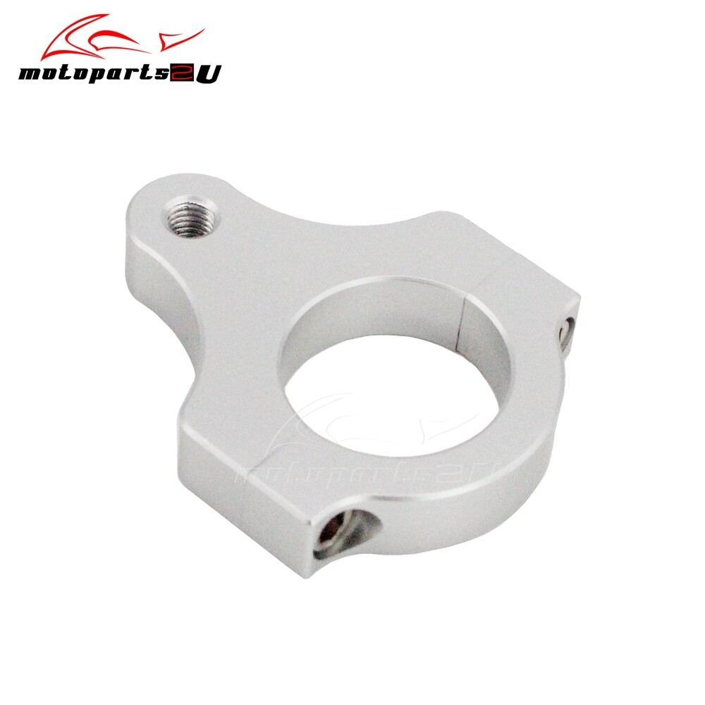 CNC Aluminum Motorcycle Steering Damper Fork Shock Frame Mounting Clamp Bracket