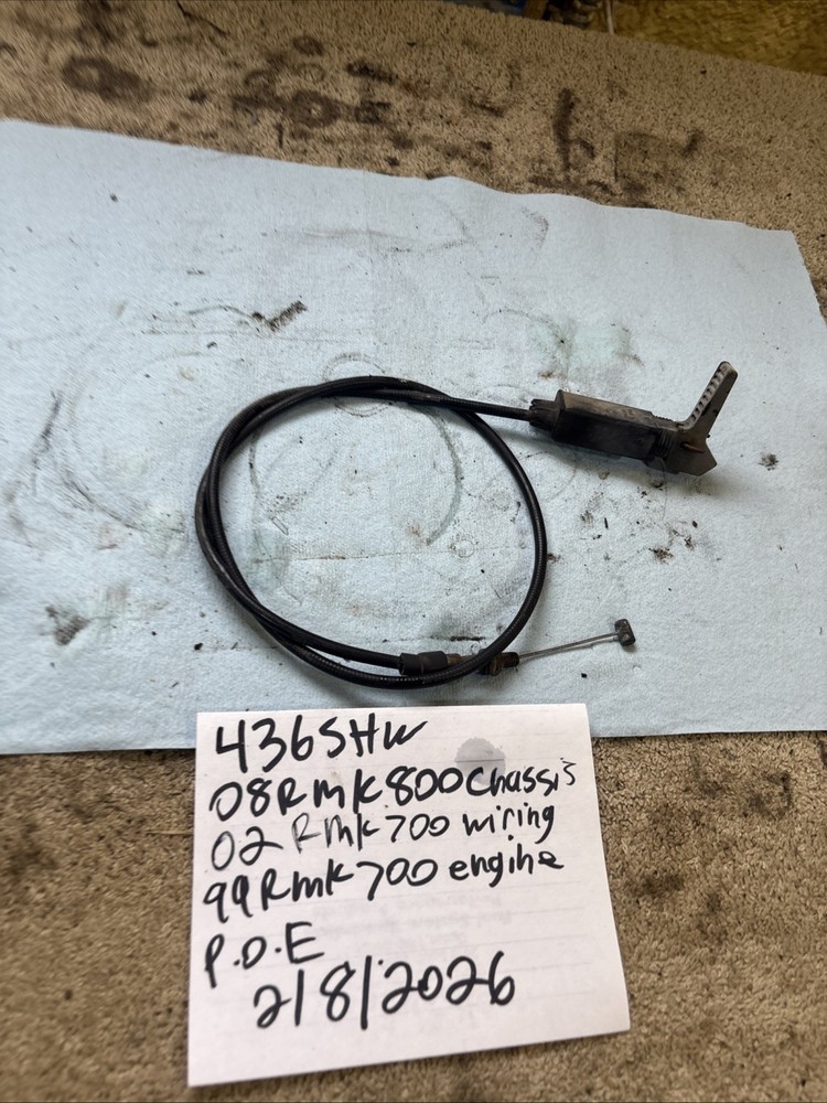 2002 Polaris RMK 700 choke cable lever 436