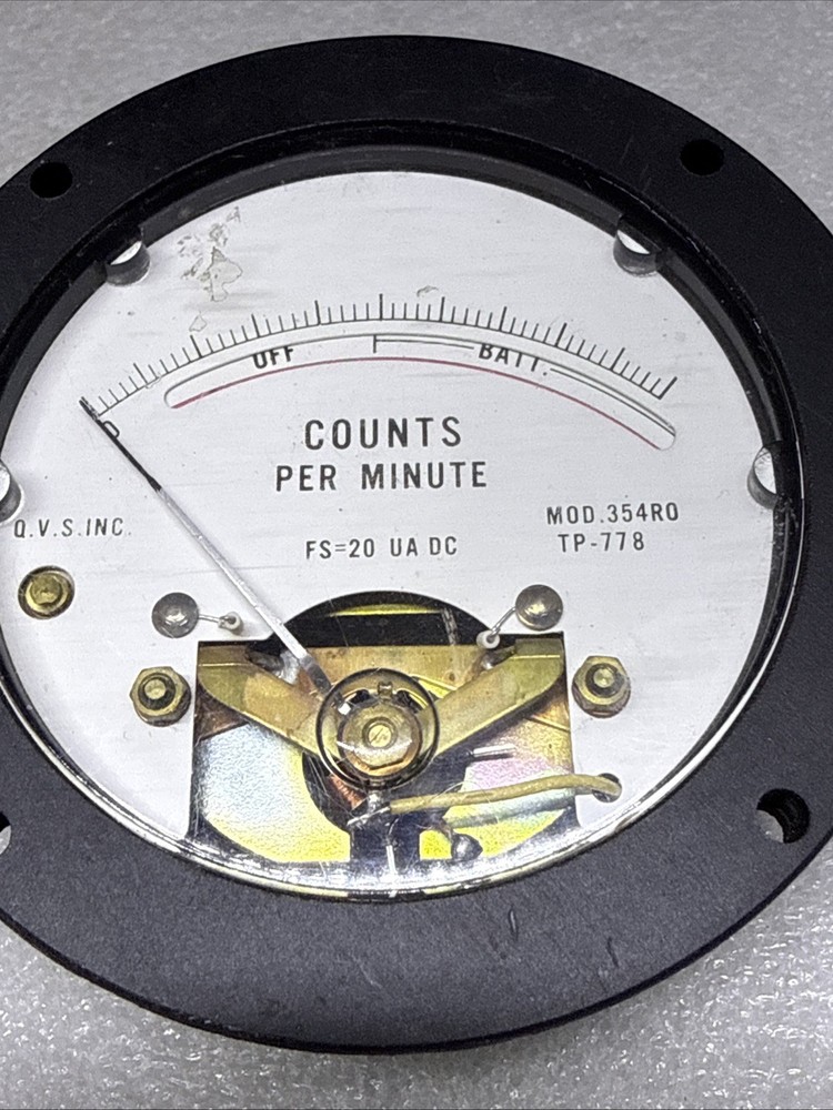 Q.V.S.INC. ~ TP-778 ~ METER COUNTS PER MINUTE