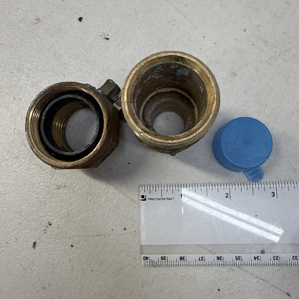 Ford Meter Box Service Coupling Brass