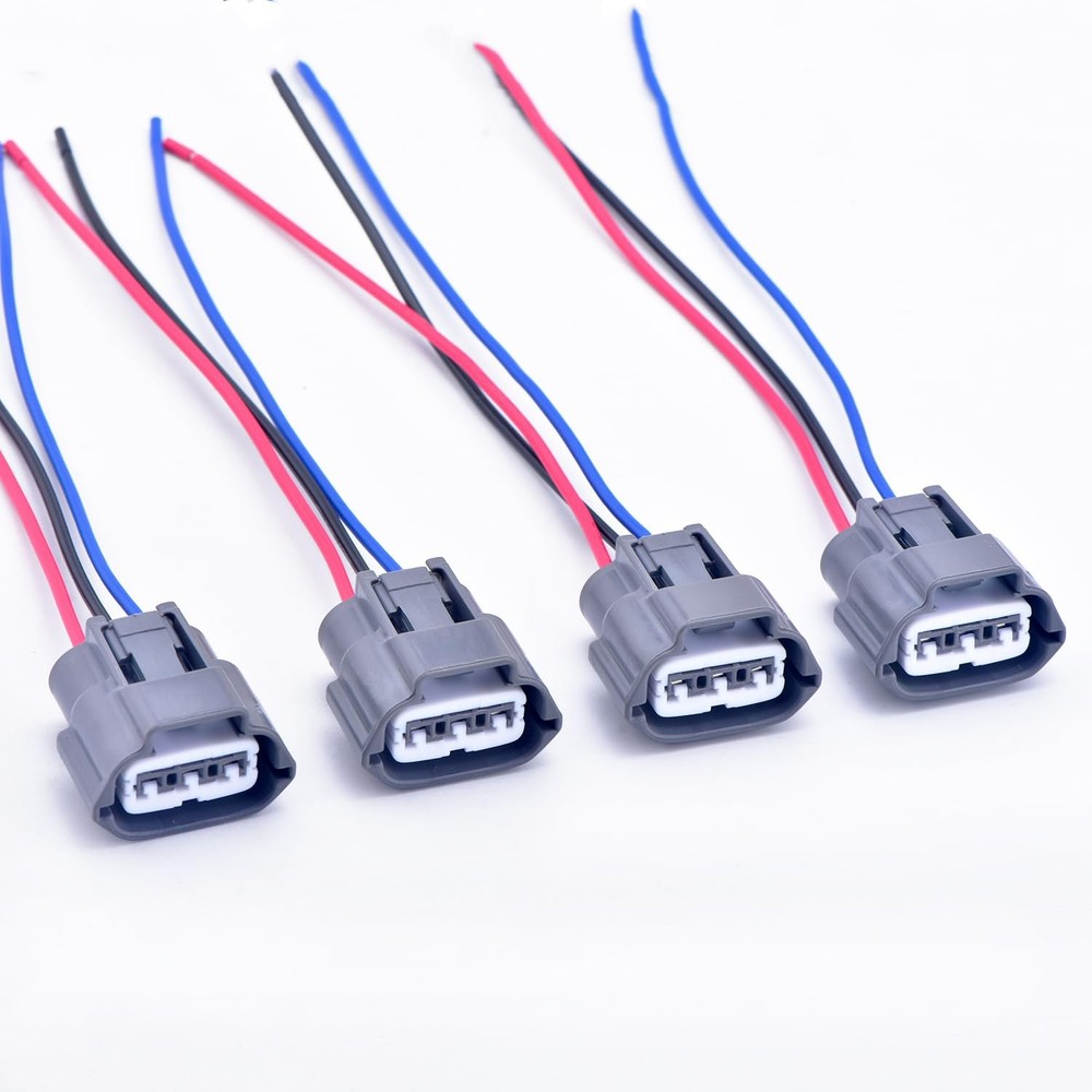 DECKBU 4PCS 3 Pin Automotive Waterproof Sensor Socket Ignition Coil...
