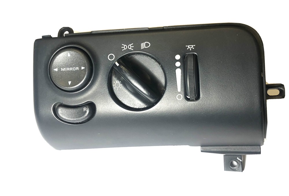 96-00 Caravan Voyager Headlight Dimmer Switch Panel Mirror OEM Gray Trim Panel