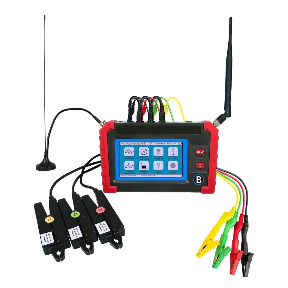 Wireless Three Phase Digital Phase Voltmeter GPS Wireless PT Phase Verification