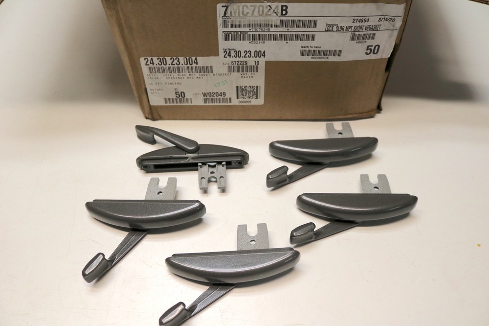 Amesbury Truth Contour Multi-Point Window Locking Slider - Chestnut Bronze