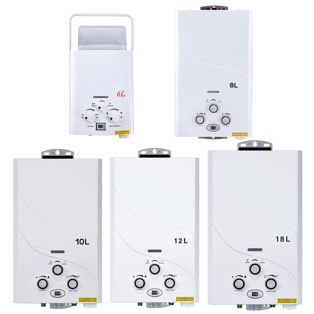 6L 8L 10L 12L 18L Tankless Propane Gas Water Heater On Demand LPG Water Boiler