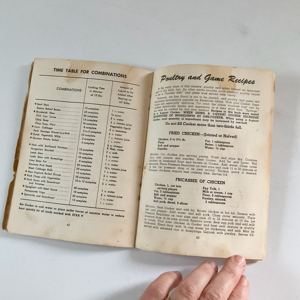 One Presto Control Master Operating User Manual Vintage Appliance