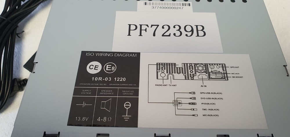 Car Multimedia Navigation System PF729B Inc vat (A7)