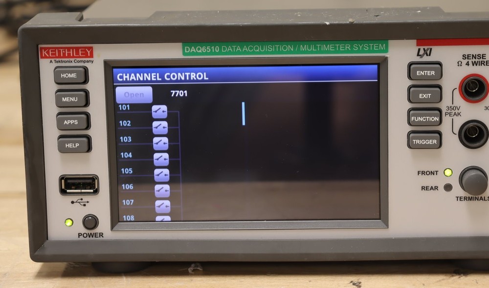 Keithley DAQ6510 Data Acquisition/Multimeter with 7701 Differential Multiplexer