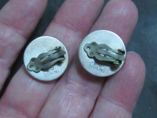native American sterling earrings