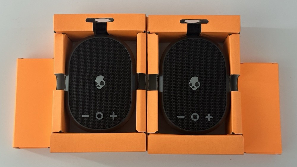 Skullcandy Kilo Wireless Waterproof Bluetooth Speaker with Case Bundle, 2-pack