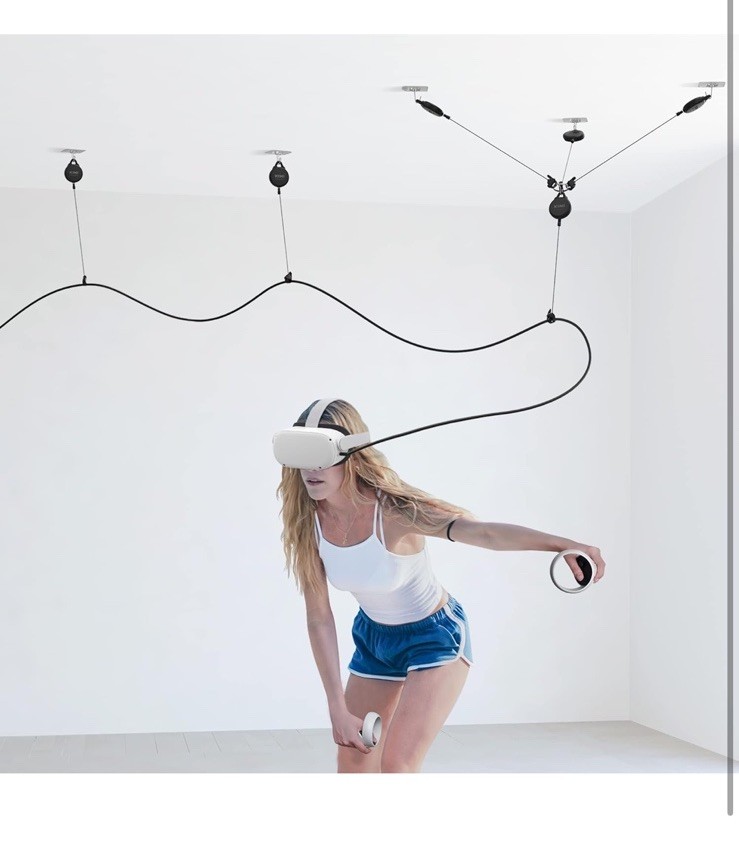 KIWI design VR Cable Management, 6 Packs VR Pulley System