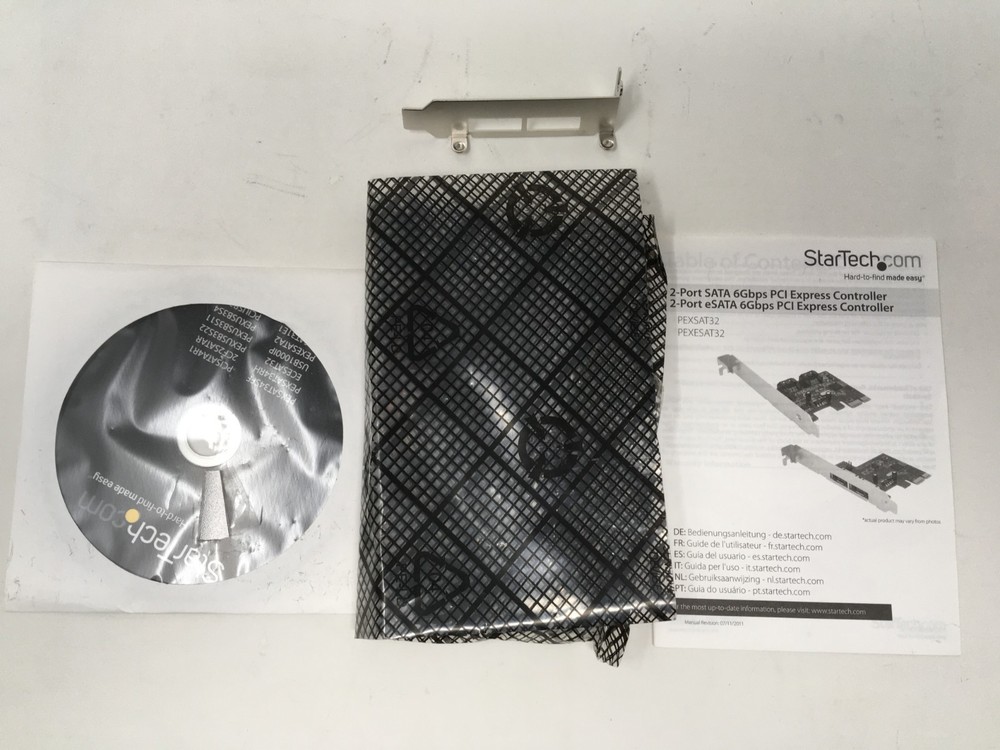 StarTech PEXESAT32 2-Port PCIe eSATA Controller Card - 6Gbps RAID Support